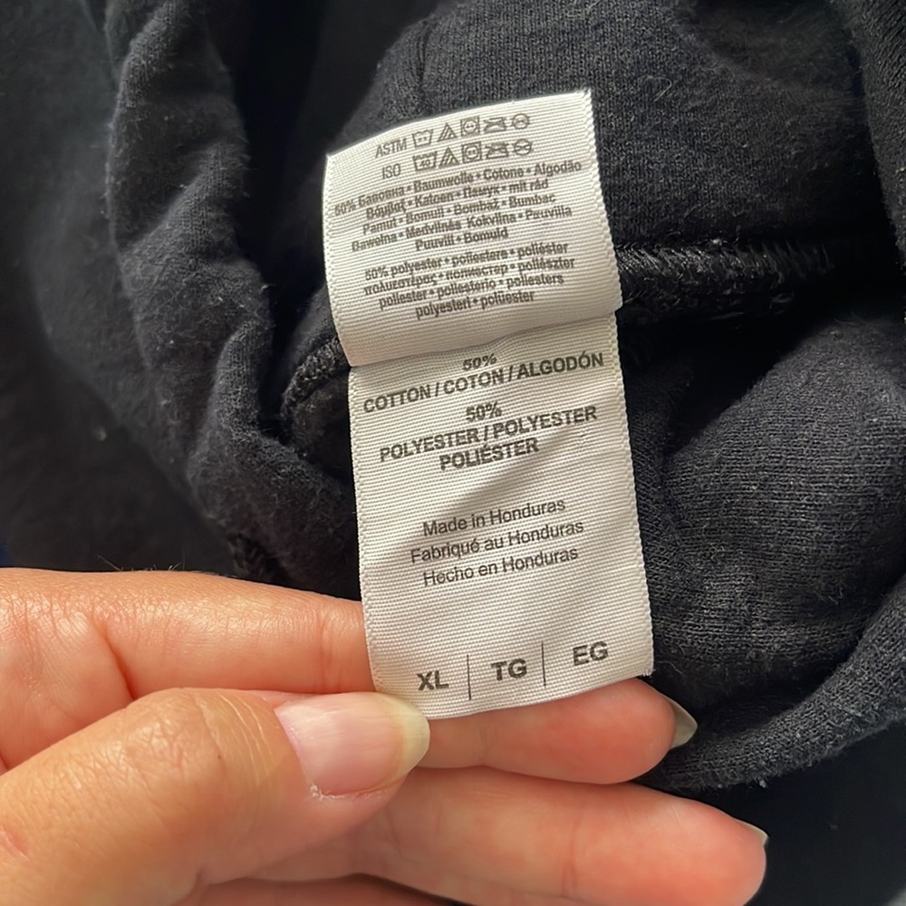 Men's Black Hoodie - Picture 4 of 4
